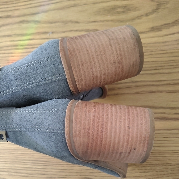 Lucky Brand Blue Leather Ankle Boots - Picture 8 of 11